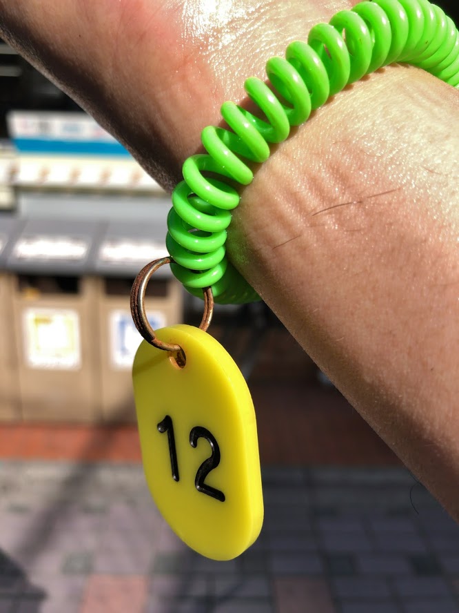 今井湯の番号札